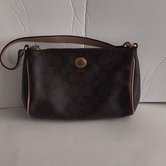 Coach Handbags - Coach Dark Brown Shoulder Bag